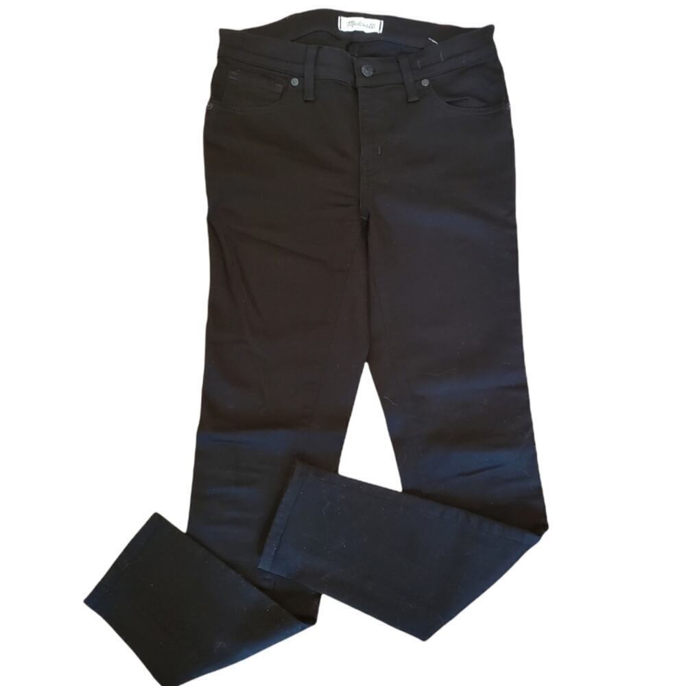 MADEWELL BLACK COTTON SKINNY JEANS SIZE 27
